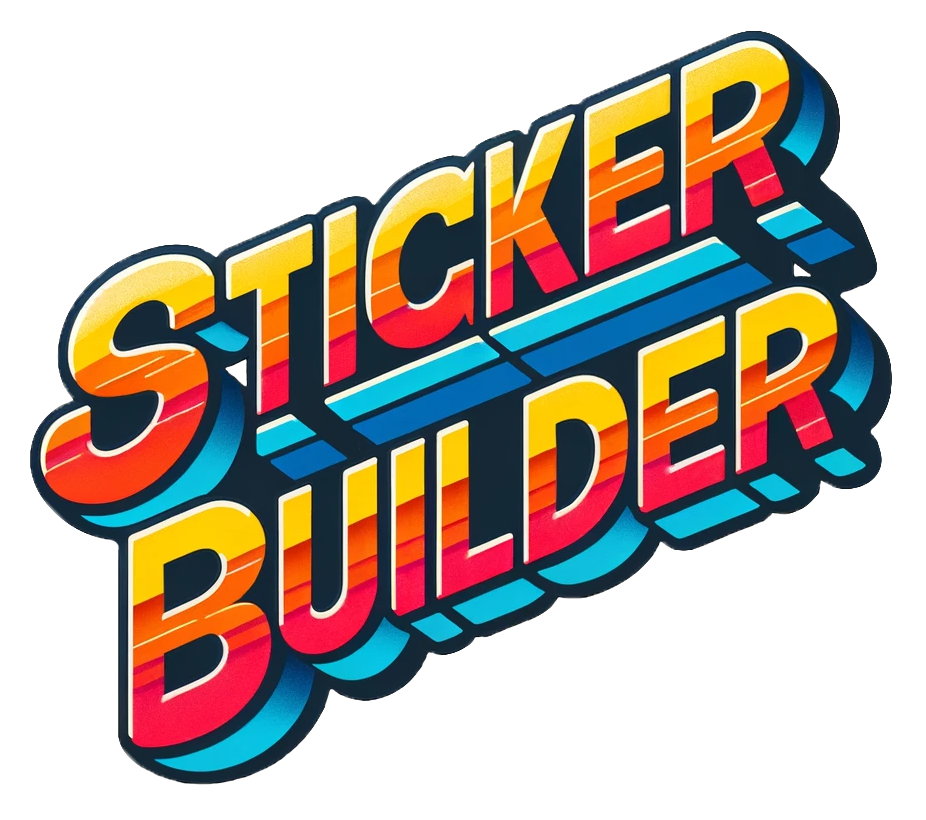 Sticker Builder - spot color on all non-transparent elements