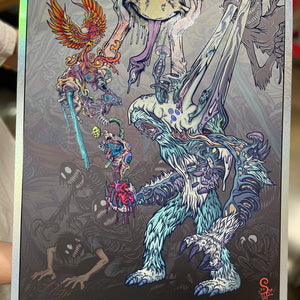 🧊 Limited Edition Sketchy Yeti Art Prints by Sketchy Eddie